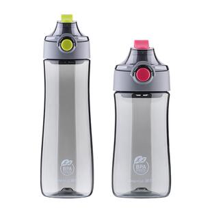 茶花运动水杯男款女生塑料杯子耐高温2026新款大容量健身学生水壶