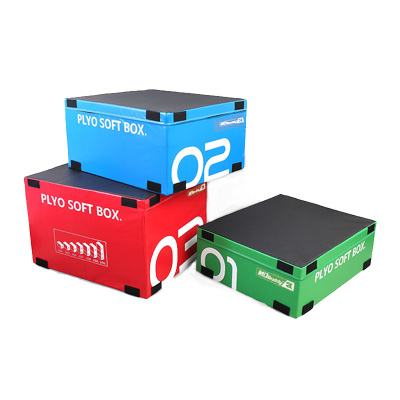 MDBuddy海绵软体跳箱重型健身房弹跳体适能爆发力训练防滑跳凳