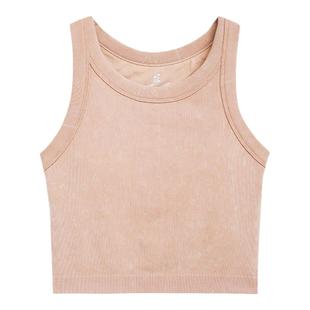 菲卡沫莉RIB固定杯水洗细肩带收副乳撸铁瑜伽普拉提外穿小吊带女