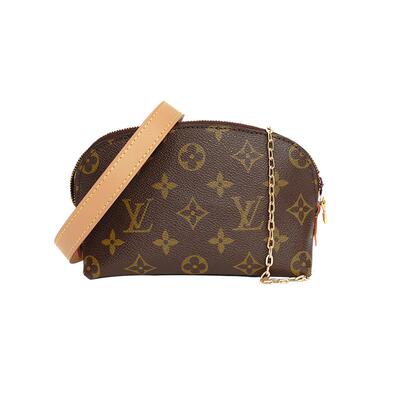 【自营】Louis Vuitton/路易威登中古95新LV小贝壳化妆包内里更新