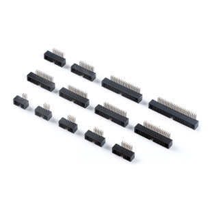 DC3-6/8/10/12/14/16-50P 弯针 1.27mm间距简易牛角插座IDC连接器