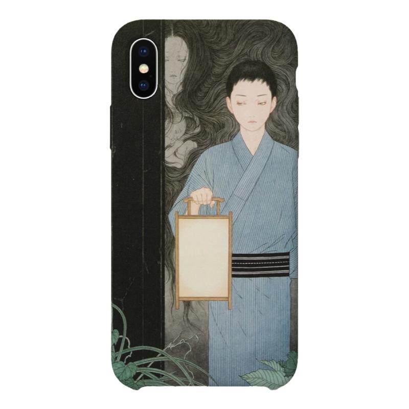 日本浮世绘插画磨砂手机壳华为p30pro/iphone11x小米8魅族硅胶全