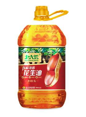 北大荒物理压榨花生油5L