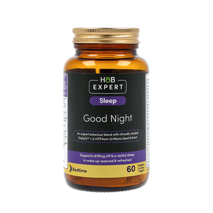 英国HB荷柏瑞睡眠胶囊助睡片非褪黑素维生素b安神缓解紧张60粒