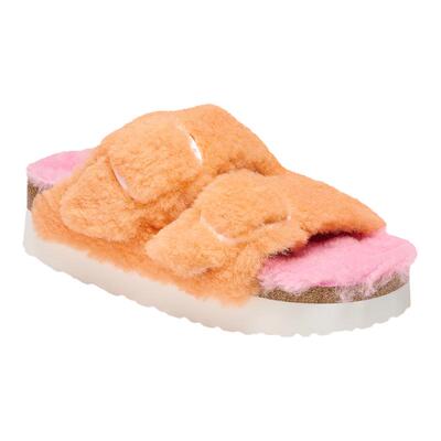 BIRKENSTOCK女款羊毛厚底毛毛鞋