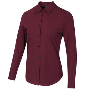 2025春季新款衬衣女装休闲外套宽松Polo领上衣黑色莫代尔长袖衬衫