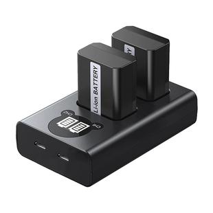 绿联NP-FW50相机电池适用索尼相机电池a6400 a7m2 a6300 a6000 a7r2 s2 a6100 A5100 nex7单反充电器电池套装