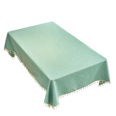 防水棉麻桌布2024新款台布