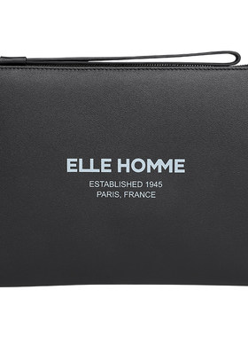 ellehomme2020新款男软皮信封包