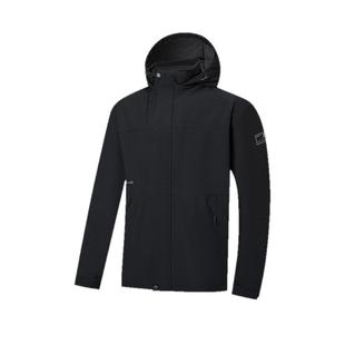 特步火烬薪传梭织加厚外套男士2025春秋新款保暖夹克976429160149