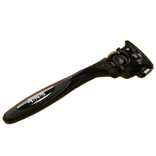 日本进口Schick舒适 極 KIWAMI刮胡刀5刃剃须刀男手动黑武士日版