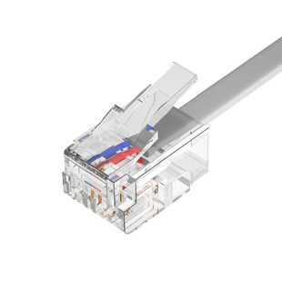 高品质加粗成品电话线 2芯电话机连接线ADSL宽带猫电话线1-200米