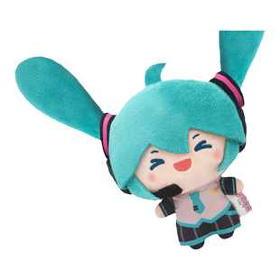 灵动创想初音未来玩偶马尾甩甩毛绒周边挂件fufu公仔正版新品娃娃