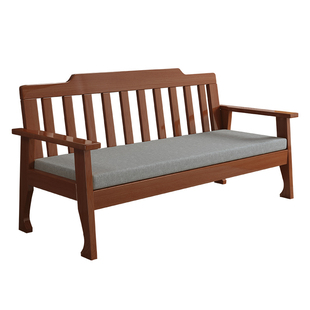 实木新中式沙发储物箱冬夏两用小户型客厅收纳箱简约三人位沙发椅