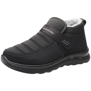 冬季老北京布鞋男款棉鞋高帮加绒加厚轻便中老人保暖舒适爸爸棉靴