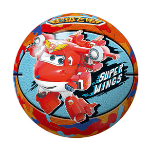 伊诺特超级飞侠皮球儿童玩具1-5号婴幼儿专用手抓彩印拍拍球无毒