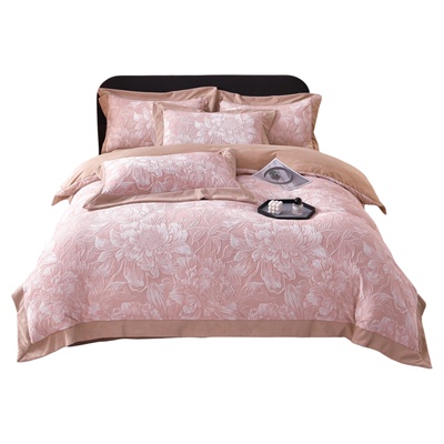 玉芙妮A类母婴级高克重恒温保暖雕花牛奶绒云暖绒 透气保暖四件套