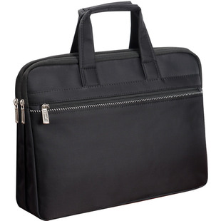 杰利文件包男商务事务包公文包女手提文件袋定制牛津布公文袋JL55141帆布资料会议包手提办公包印刷logo广告