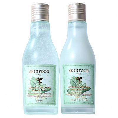 思亲肤生菜黄瓜水乳液面霜套装