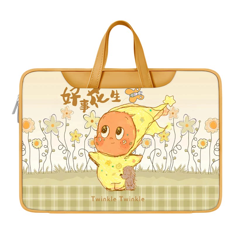 朵程卡通星星人笔记本电脑包学生