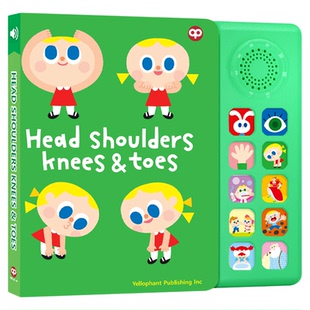 SSS英语启蒙儿歌发声书米象ABCsong发声书宝宝英文儿歌早教绘本