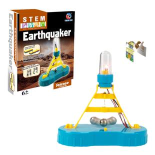 地震报警器DIY科技小制作科学小实验地震感应模型预警仪模拟玩具