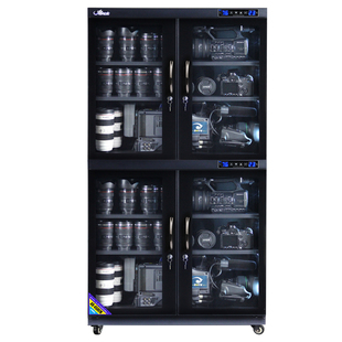 爱保电子防潮箱干燥箱防潮柜推拉隔板套带2条导轨和海绵垫