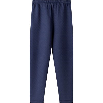 中老年人男纯棉三层夹棉厚保暖裤