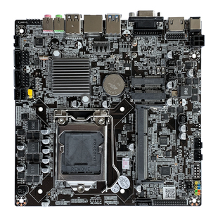 精粤H81迷你 itx工控主板微型小主机电脑一体机服务器1150针17*17