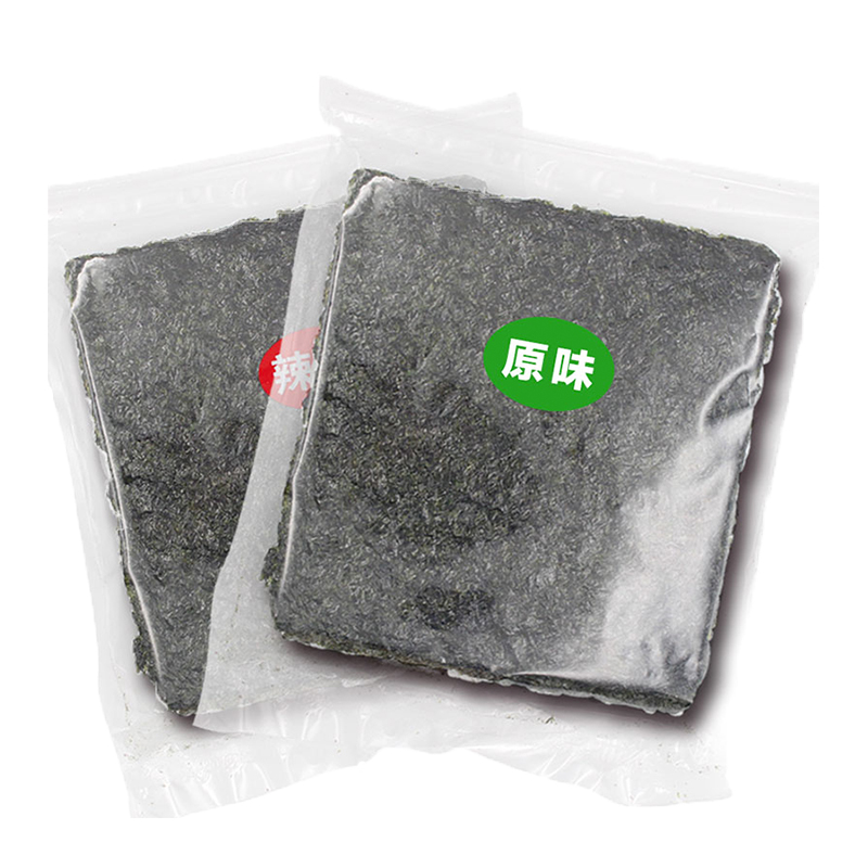 買1送1 大片海苔 原味辣味網(wǎng)紅烤海苔大片裝即食烤紫菜脆片零食