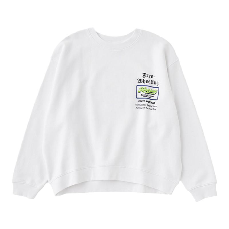 MOUSSY 2024年度LOGO设计感通勤套头卫衣女010HSQ90-0340