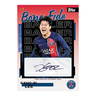 Topps PSG Team Set25-26赛季DECK BOX大巴黎圣日耳曼队盒球星卡