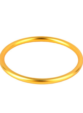 黄金包银手镯女古法黄金手镯新款