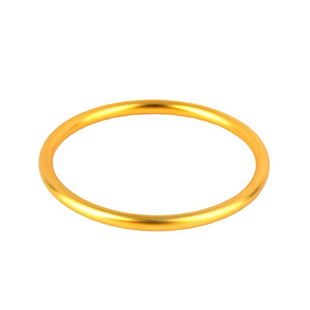 正品黄金包银手镯女古法黄金手镯新款实心仿真传承结婚礼物金手镯