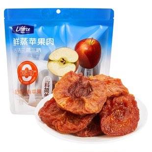 列夫厚切苹果干三蒸三晒无添加独立包装儿童健康零食165g袋中袋