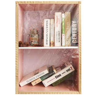 透明防尘帘 防尘罩磁性书柜防尘橱柜衣柜柜子隔断帘子定制免打孔