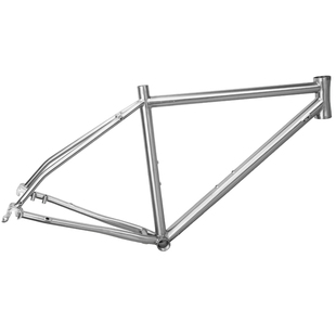 钛合金700C公路车架Gravel砾石越野自行车旅行车瓜车碟刹快拆桶轴
