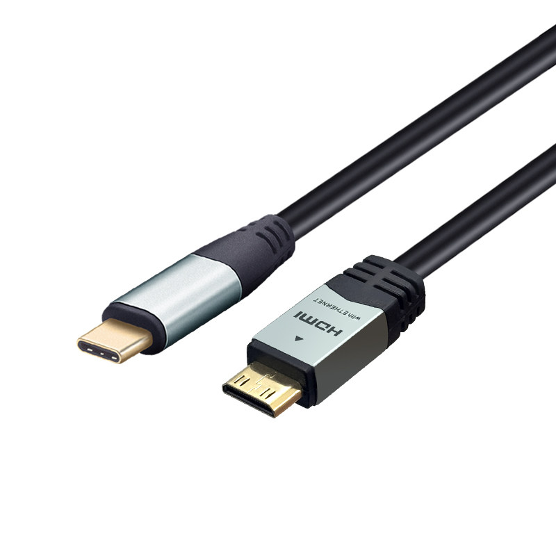 优特讯Type-C转Mini HDMI线 手机笔记本接便捷显示器电视投影线