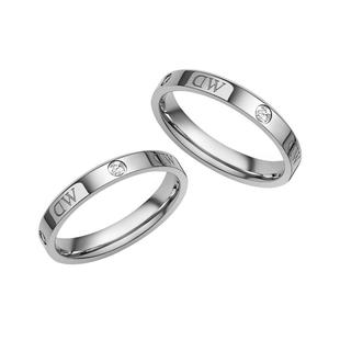 【情人节礼物】DW情侣对戒 CLASSIC系列银戒指小众设计轻奢高级感