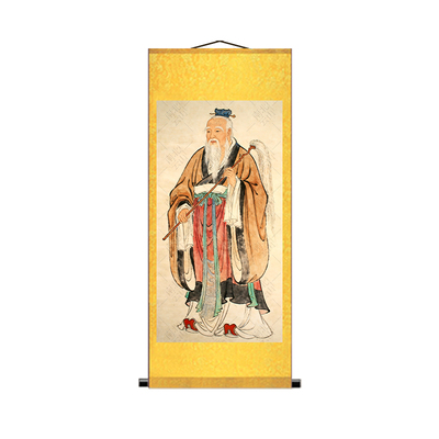 太上老君画像太清道德天尊国画新