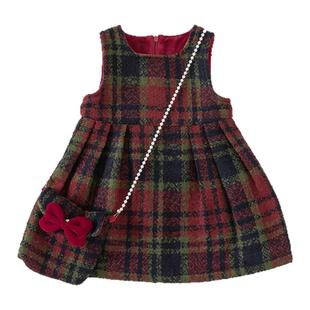 女童连衣裙周岁女宝礼服春秋儿童裙子2025秋季新款女宝宝公主裙潮