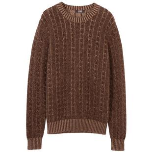 GOBI戈壁秋冬基础款简约气质日常套头羊绒衫男士针织衫毛衣MK194