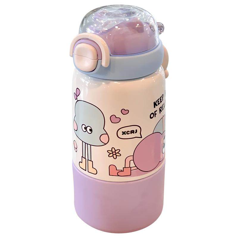 小茶日记三用保温杯大容量