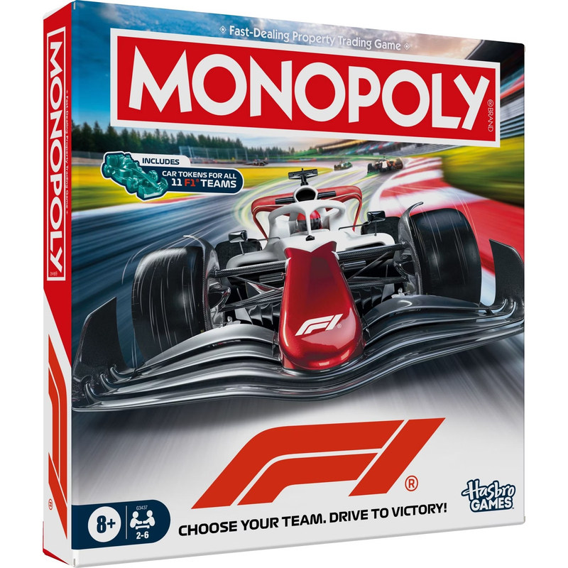 [新品现货]孩之宝地产大亨世界F1一级方程式锦标赛游戏棋儿童玩具