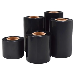 蜡基碳带卷110X300m混合基碳带树脂基碳带水洗唛条码打印机不干胶标签纸合成纸多功能全树脂水洗色带