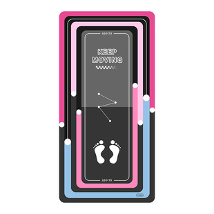 跳绳减震垫瑜伽垫加大加厚静音室内运动地垫隔音防滑健身跳操加宽