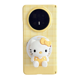 适用华为MateX7手机壳全包三星Fold6荣耀V6中轴OPPOfindN6折叠屏vivoxfold3pro小米Fold4磁吸支架防摔保护套