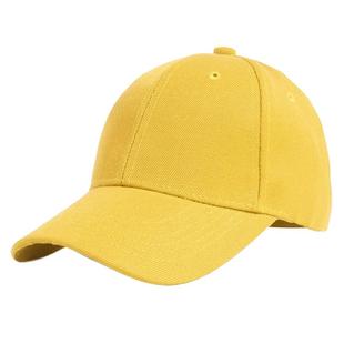 小学生帽子定制logo印字刺绣学生班级运动会班帽儿童鸭舌帽小黄帽