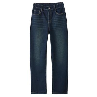 捷纯2026年夏季薄款女直筒牛仔裤