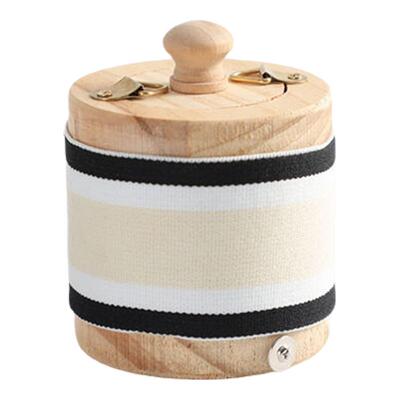 无烟艾灸罐实木罐家用防烫熏蒸仪